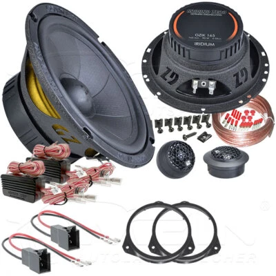 GROUND ZERO LAUTSPRECHER für OPEL CORSA D 2006-2014 Front Vorn 2-Wege 150W #AJR6 - Bild 1 von 4