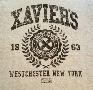X-Men Xaviers School Medium T Shirt NEW Marvel Comics Funko Professor X INV2529 - Picture 1 of 8