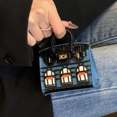 Mini House Small Bag Headphone Bag For Airpods 4 3 2 Pro2 For Galaxy Buds3/3 - Image 1 of 4