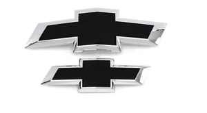 2018-2023 Chevrolet Traverse Black Bowtie Emblems 85115644 Grille & Liftgate OEM - Picture 1 of 3