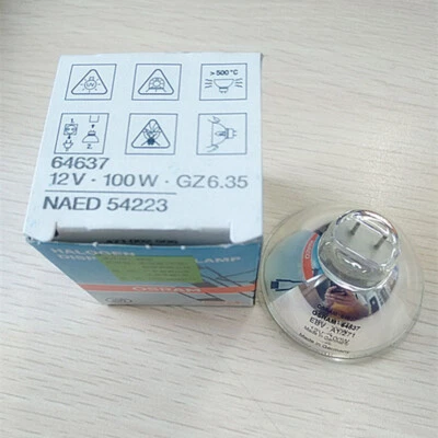 OSRAM 64637 12V100W GZ6.35 NAED 54223 Mounter Lamp Optical Instrument Light Bulb - Image 1 of 3