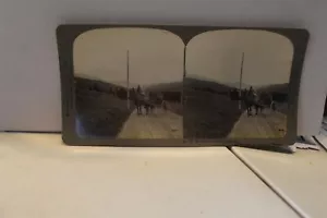 STEREOVIEW SWEDEN #19 ROAD TO DUVED 1914 LYNN SKEELS STEREO-TRAVEL CO - Picture 1 of 2
