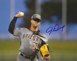 Signed 8x10 JON DUPLANTIER Arizona Diamondbacks Autographed Photo - COA - Picture 1 of 1