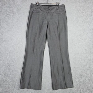 Express Dress Pants Womens Size 10 Charcoal Editor Low Rise Flared Office Y2K - Picture 1 of 10