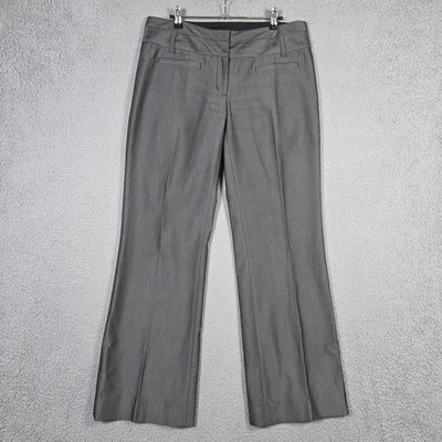 Express Dress Pants Womens Size 10 Charcoal Editor Low Rise Flared Office Y2K - Image 1 of 4