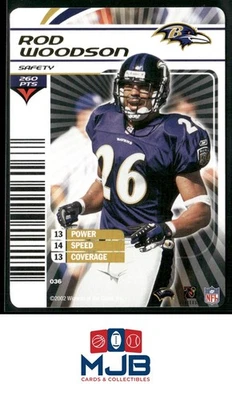 2003 NFL Showdown Rod Woodson #036 Foil RARE - Image 1 of 2