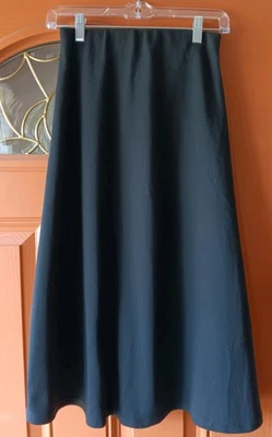 Falda Negra Dani's Choice Talla Pequeña Cintura Elástica Línea A Foto 1 de 3