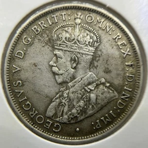 1928 Florin Coin - Extremely Fine - CV$275 George V Silver Predecimal Australian - Picture 1 of 2
