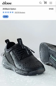 Clove Classic Core Todo Negro Opción-Zapatos de Enfermería Mujer’s 10.5/Hombre 9 NUEVO - Imagen 1 de 16