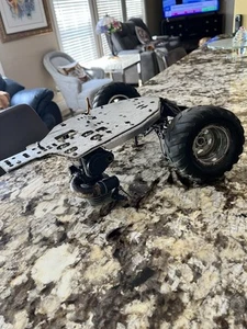 Vintage HPI Racing 1/10 Partial Build Car Tires Parts Rolling Chassis Frame - Picture 1 of 13