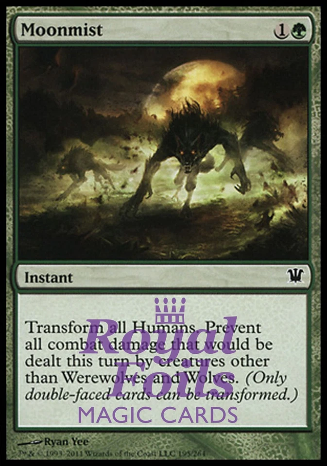 Moonmist 1x FOIL ISD MTG Innistrad Common MINT green - Image 1 of 1