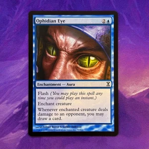 Tarjeta mágica Ophidian Eye MB2R Mystery Booster 2 Magic The Gathering Blue Flash Enchant Creature - Imagen 1 de 4