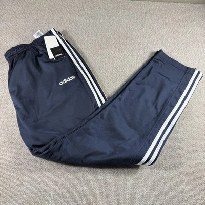 Adidas Trico Zip Pant Mens 2XL Legend Ink White Climalite Track Pants Athletic - Image 1 of 4