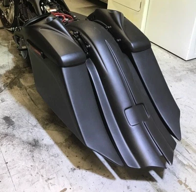 Harley Davidson Stretched Saddlebags/ Fender  bagger Kit Touring 09-24 - Image 1 of 4
