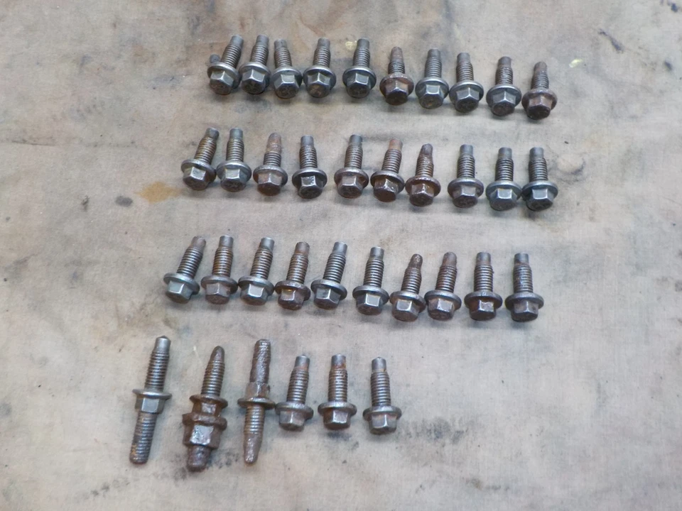 94-02 Dodge Ram 2500 3500 5.9 Cummins Diesel set of (36) oil pan mount bolts - Image 1 of 1
