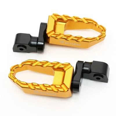 Gold 40mm Extend Rear Cruise Foot Pegs For Ducati 1098 S/R/EVO 07 08 09 - Image 1 of 4