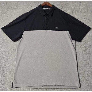 Camisa Polo Travis Mathew Negra Gris Pima Mezcla Algodón Para Hombre Talla XL - Imagen 1 de 7
