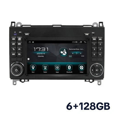 For Mercedes Benz B160 B170 B200 W169 W245 Car Radio Stereo Carplay Navi Android - Image 1 of 4