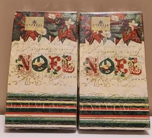 2 Packs of Boughs Of Holly Christmas Paper Napkins Dinner/lunch 64 Napkins - Picture 1 of 1