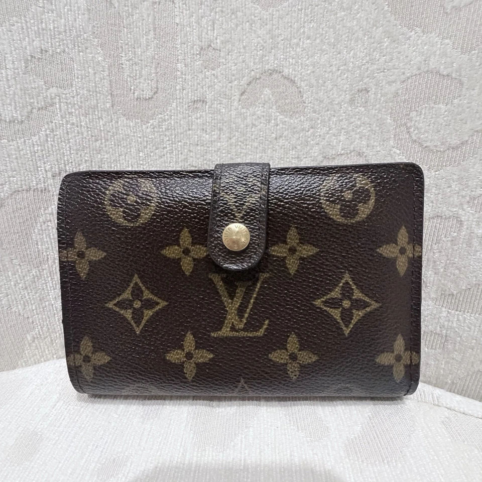 Louis Vuitton Cartera Francesa Monograma Lona Beso-Bloqueo Moneda CA0064 (2004) Foto 1 de 4