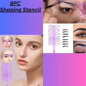 Eyebrow Shaper Makeup Reusable Template Tool DIY Brow Arch Shaping Stencil - Picture 1 of 4