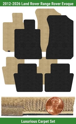 Juego de alfombrillas de lujo personalizadas para Land Rover Range Rover Evoque '12-26 (4 piezas) #VDS Foto 1 de 4