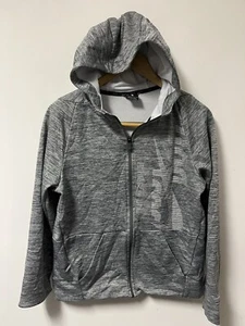 Boys Nike Dri-Fit Full Zip Hoodie Hooded Sweatshirt Size L Gray - Picture 1 of 6