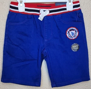 U.S. Polo Assn. Boys Blue Colored Knit Denim Shorts Size M (8) BRAND NEW - Picture 1 of 7