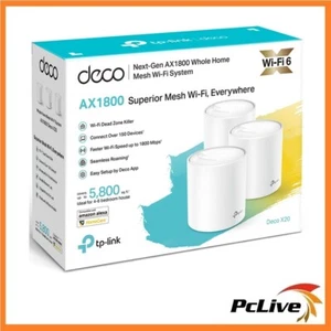 TP-LINK Deco X20 AX1800 Whole Home Mesh WiFi 6 System Wireless Router 1 2 3 Pack - Picture 1 of 9