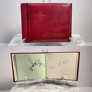 Libro de autógrafos de los Medias Rojas de Boston de los años 60-Patriotas-Celebridades, 17 firmas - Imagen 1 de 16