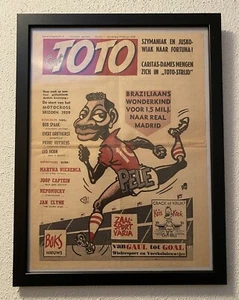 Pelé rookie poster 1959 design dik bruynesteyn - Imagen 1 de 4
