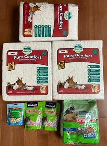 Hamster Items - Oxbow Bedding, Kaytee Fiesta Food, Vitakraft Yogurt Drops - Picture 1 of 9