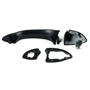 For BMW X5 E53 2000-2005 2006 Rear Right Exterior Outer Door Handle Dumb Black