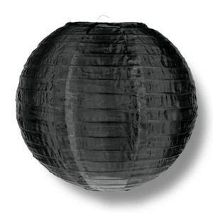 Linterna de nailon negra de 10" decoración colgante duradera - Imagen 1 de 2