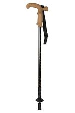 Mountain Warehouse Walker Pole with Handle Telescopic Metal Walking Trek Stick