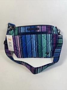Bandolera Lug RFID Mediana Multi-Correa y Dije Acampanado 2 Tiras de Amor Multi Etiquetas Nuevas - Imagen 1 de 20