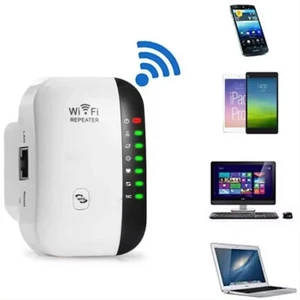Ripetitore Wifi Extender UK Plug Amplificatore Internet Wireless Network Signal Boost - Foto 1 di 3
