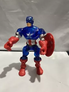 Figura de acción Marvel Super Hero Mashers Capitán América serie Guerra Civil de 6" - Imagen 1 de 10