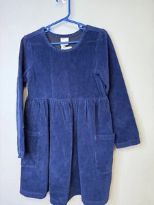 Blaues Cordkleid von Hanna Andersson für Mädchen - Größe 120 (6/7) - Bild 1 von 3
