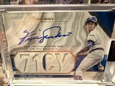 2022 Topps Luminaries FERGIE JENKINS 71 CY On Card Auto /10 Chicago Cubs