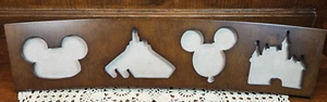 Disney Original Parks Wooden Wall or Table Frame Mickey Mouse 4 Photo Capacity - Picture 1 of 7