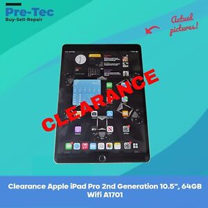 CLEARANCE Apple iPad Pro 10.5" (A1701) 64GB, Wifi only - Space grey