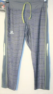 Salomon Elevate 3/4 bleu gris Laufhose Hose Sporthose Running Jogging Damen Gr S - Bild 1 von 6