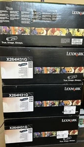 Cartucho de tóner Lexmark X264H31G Alto Rendimiento Programa de Retorno Nuevo Sellado - Imagen 1 de 5