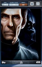 Tarkin DEL REY BOOKS Topps Star Wars Card Trader 2015 Digital EPIC Darth Vader