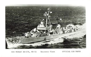 Foto USS Murray Destroyer DD-576 MR-1A Recovery Fleet Official US Navy - Bild 1 von 2