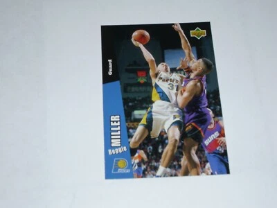 Upper Deck Folz Mini Card Basketball 1997 Reggie Miller Indiana Pacers NBA #17 - Image 1 of 2