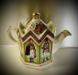 Sadler Classic Collection Herzog von Wellington und Waterloo Soldaten 2 Tassen Teekanne - Bild 1 von 9