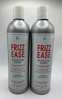 (2) John Frieda Frizz Ease Crema Brillante Acondicionador Desfrizzing, 12.7 OZ Foto 1 de 2