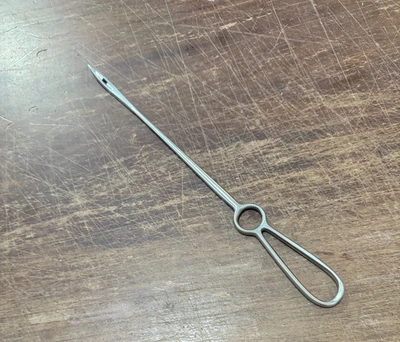 Aguja Buhner Veterinaria 12" Afilada Caballo Vaca Ganado Aguja Acero Inoxidable CE Foto 1 de 3